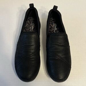 Clarks Cloudsteppers Breeze Dawn Womens Slip On Loafers Flats Size11 Black 27772